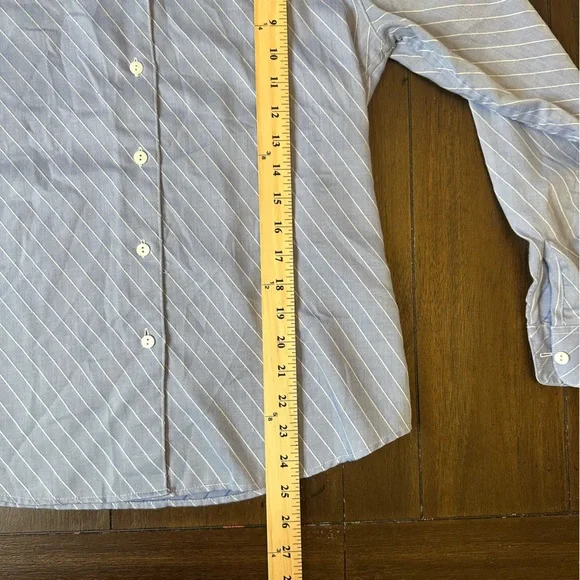 Foxcroft Button Down with Wear on the back (See Picture) - Picture 8 of 8